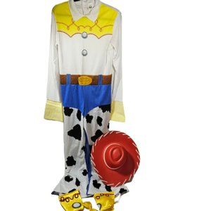 Disney Toy Story Jessie Costume and Cowgirl Hat Women's Large 12-14 Halloween